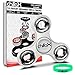 Chillax Fidget Spinner - Tri-Spinner Fidget Toy for Anxiety and ADHD (White)