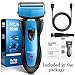 Runwe Rs726 Men's Electric Foil Shaver Razor Electric Travel Shaver USB Charged Dry/Wet Grooming Kit IPX 7 Waterproof Rechargeable