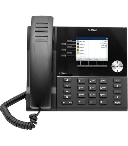 Amazon.com : Mitel MiVoice 6940, Black, Corded, IP Phone (50006770