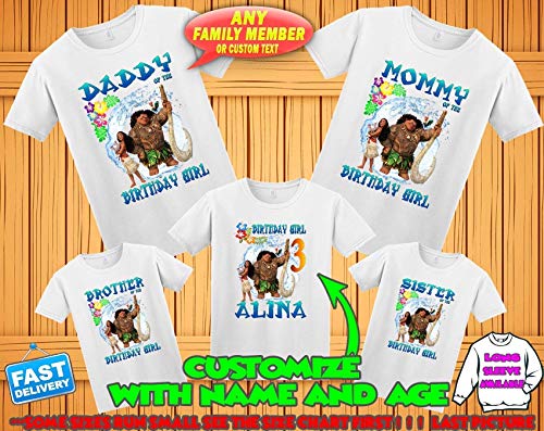 moana 1st birthday shirt