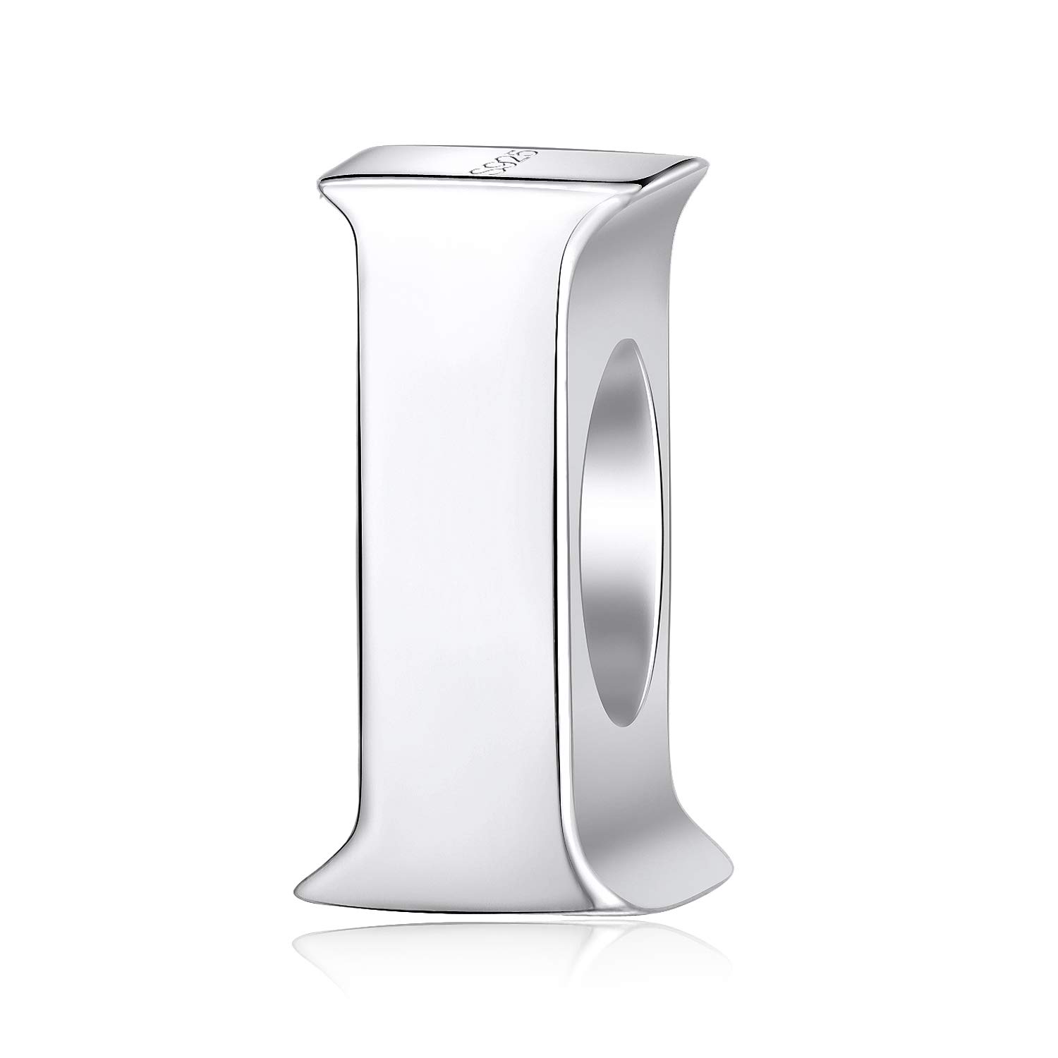 Fantasticharm fits Pandora Bracelet Genuine 925 Sterling Silver Alphabet Letter Charms (A to Z) Fit, Letter I,FG-