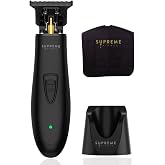 Supreme Trimmer T Shaper Cordless Beard &amp; Hair Trimmer for Men ST5206 | Zero-Gap DLC Blade, Low Noise, 120-Min Runtime &ndash; Ideal for Sensitive Skin, Kids &amp; Elderly