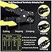 450pcs Heat Shrink Wire Connectors DIY Kit Heat Shrink Butt Connectors Crimping Tool Heat Shrink Tubing Heat Gun Waterproof Marine Automotive Terminals Set