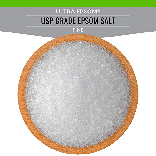 SaltWorks Ultra Epsom Bath Salt, Unscented, Fine Grain, 50 Pound Bag