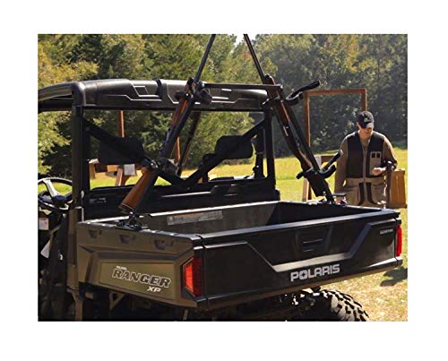 Great Day Quick-Draw Sporting Clays UTV Gun Rack - 4 Gun Model - For UTVs With 36-60in Bed Width - Aluminum Frame - Black Powder-Coated Finish, QD804-SC - Thumbnail 3