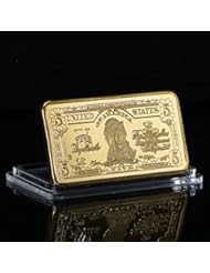 From Amazon.com. Click for details:
 Coins: 1899 1 Ounce Gold Bar Indian Chief Gold Clad $5 Brilliant Uncirculated Coins: 1899 1 Ounce Gold Bar Indian Chief Gold Clad $5 Brilliant Uncirculated