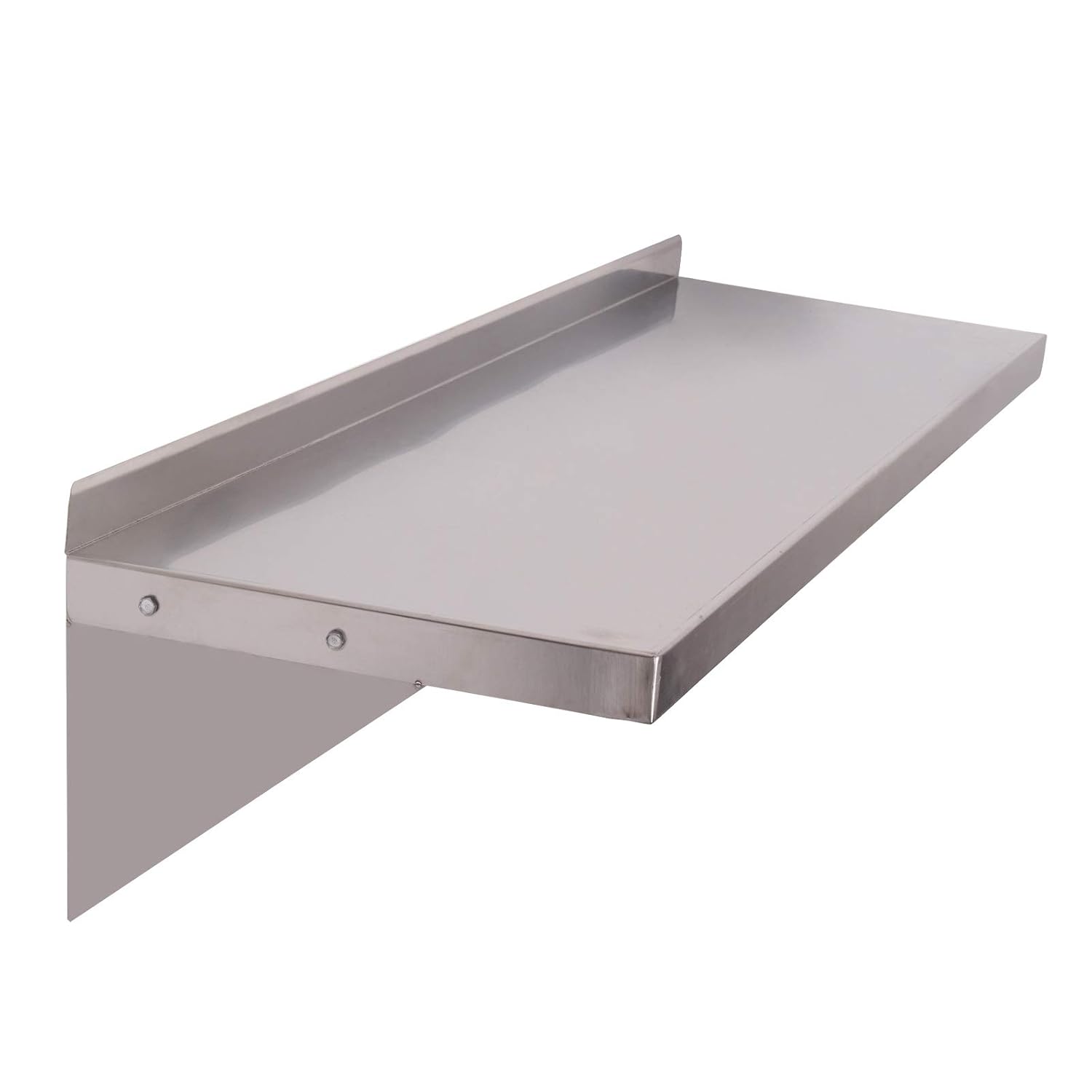 KingSaid Wall Mounted Stainless Steel Kitchen Shelf Catering Storage