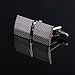 Prime Jewellery Gun Metal Textured Cuff Links in Gift Box-Luxury French Tuxedo Shirt Cufflinks -Cool Fashionable Gift
