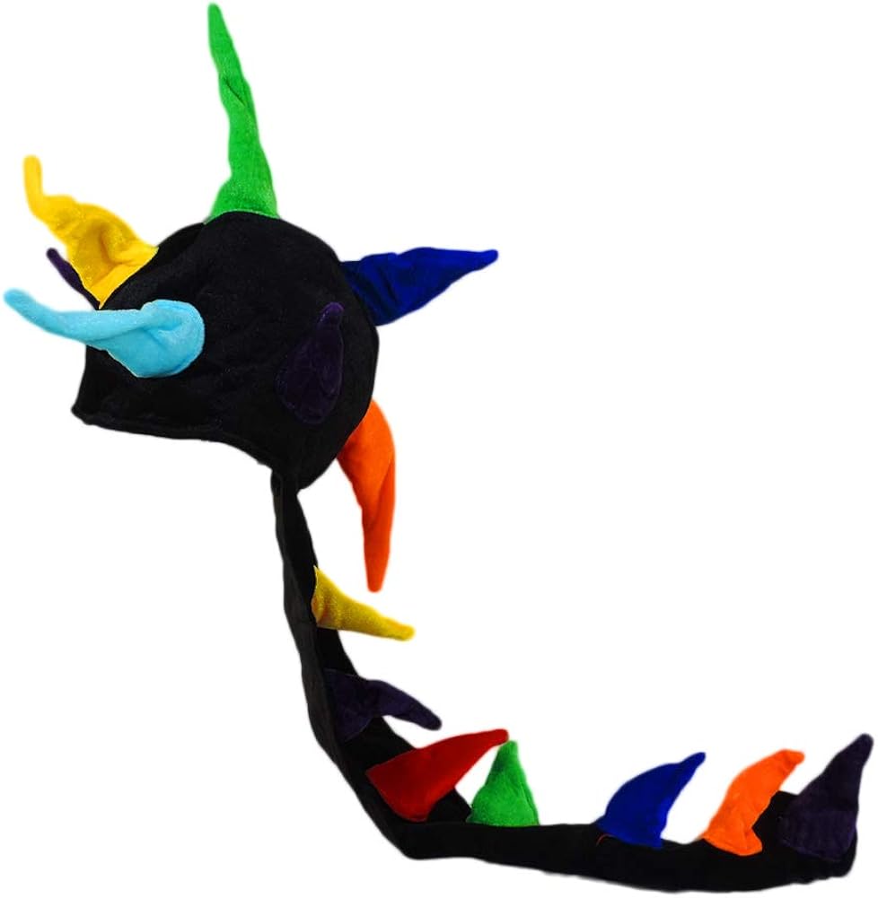 Jacobson Hat Company Rainbow Dragon Spikes Hat