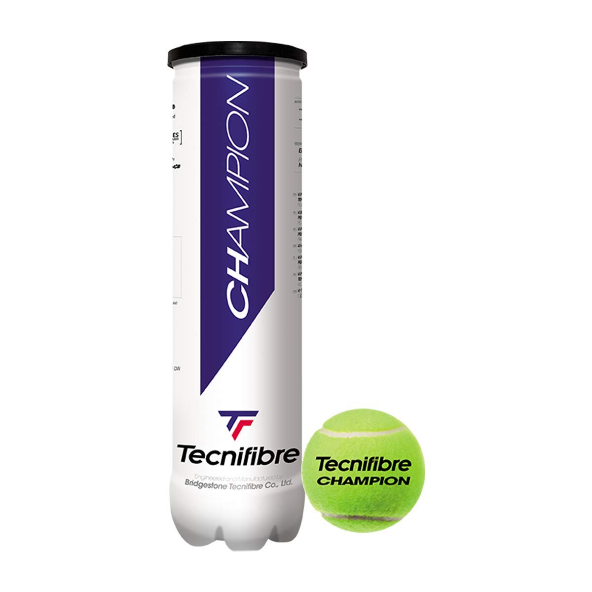 Tecnifibre Unisex Adult Champion Tennis Balls Yellow