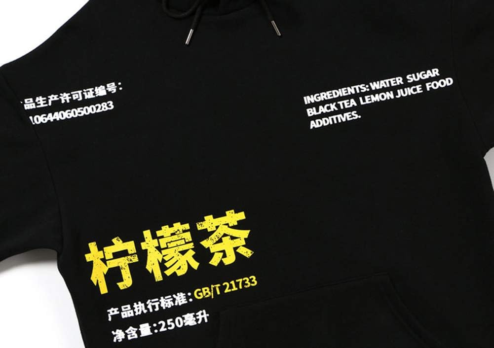 lemon tea printed fleece