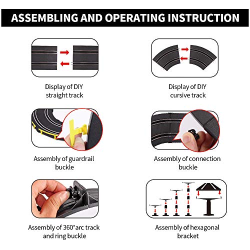 MOTION 1:43 Remote Control Track Slot Car Toy(1102.36 Inches)