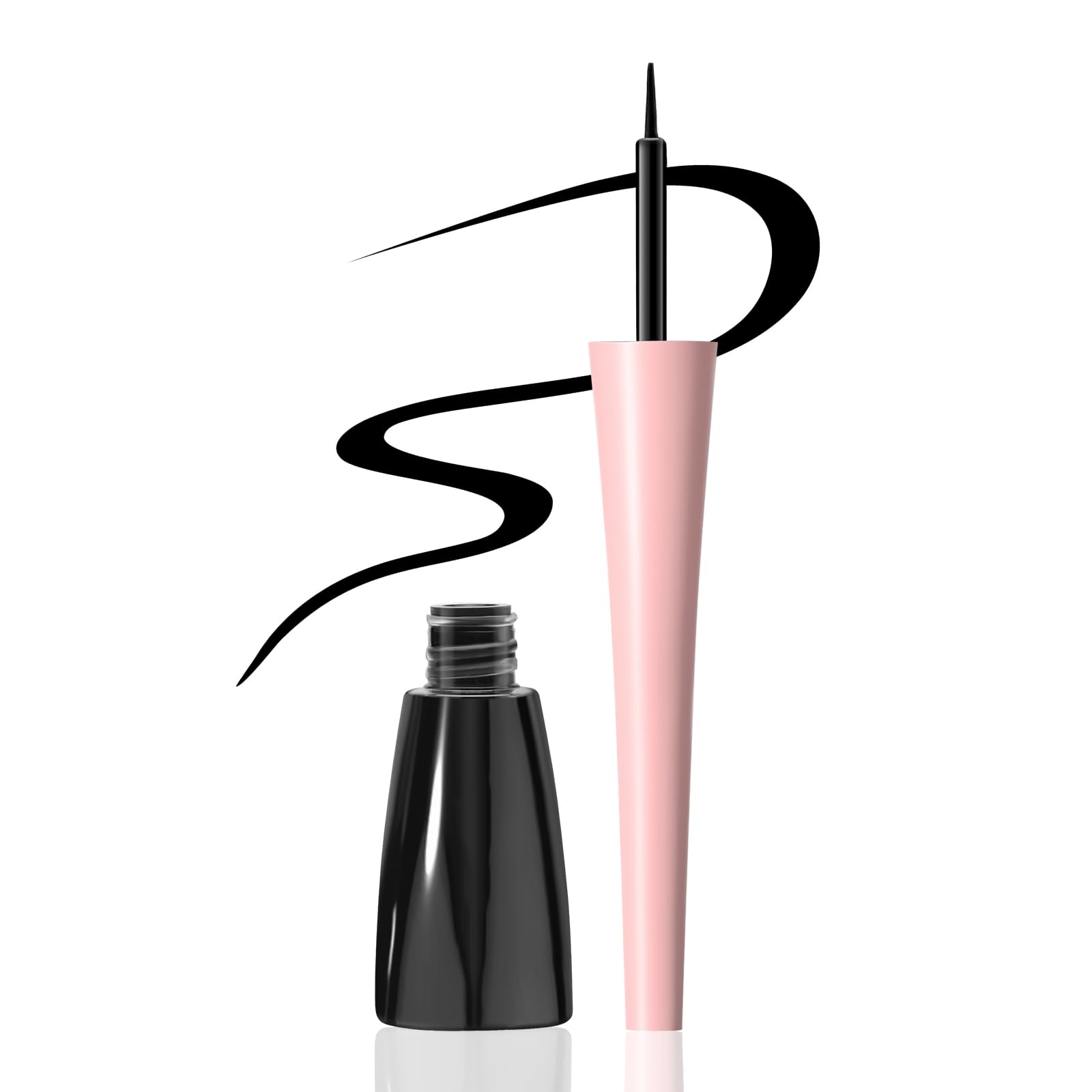 Boobeen Liquid Eyeliner Pen, Colored Eye Liner Waterproof Smudge Proof, Eyeliner Ink Liner with Precision Tip for Bold Eye Looks