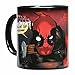 Deadpool Warped Skin Reactive Heat-Changing Mug 12 Oz Ceramic