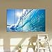 Wieco Art Sea Waves Large 5 Piece Modern Giclee Canvas Prints Seascape Artwork Ocean Beach Pictures Paintings on Canvas Wall Art Ready to Hang for Living Room Bedroom Home Office Decorations