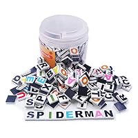 Seatrend Magnetic EVA Foam Alphabet Small Letters Kits for Toddlers Kids in Fun Educational,Fridge Magnets Toy Set Preschool Learning Spelling Mathematics Counting 180 PCS (WhiteBackground)