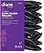 Diane 1-Inch Satin pillow Rollers - Black ( D5042)