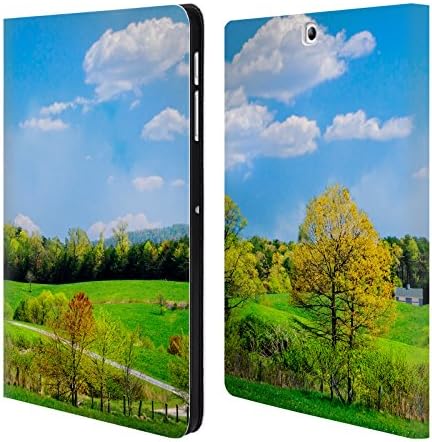 Official Celebrate Life Gallery Country Road In The Blue Ridge Landscape Leather Book Wallet Case Cover For Samsung Galaxy Tab S2 9.7