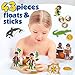 Learn & Climb Interactive Bath Toys for Boys - Play and Build Your Own Pirate Ship. for Boys Ages 3-4-5, Toddlers and Kid - Plus Bath Toy Organizer and Bath Chore System