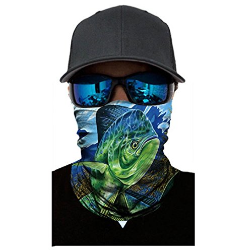 Unpara Outdoor Neck Gaiter Head Scarf Neck Windproof Face Mask Sun Protection Headband For Outdoor, Bikers, Hunters, Hikers, Sports, Fishing (E)