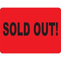 Amazon.com : Sold Out! Labels. 5,000 Labels. PromoTouch Compatible 