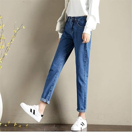 Fcwjhntsl Jeans De Cintura Alta Para Mujer Tallas Grandes