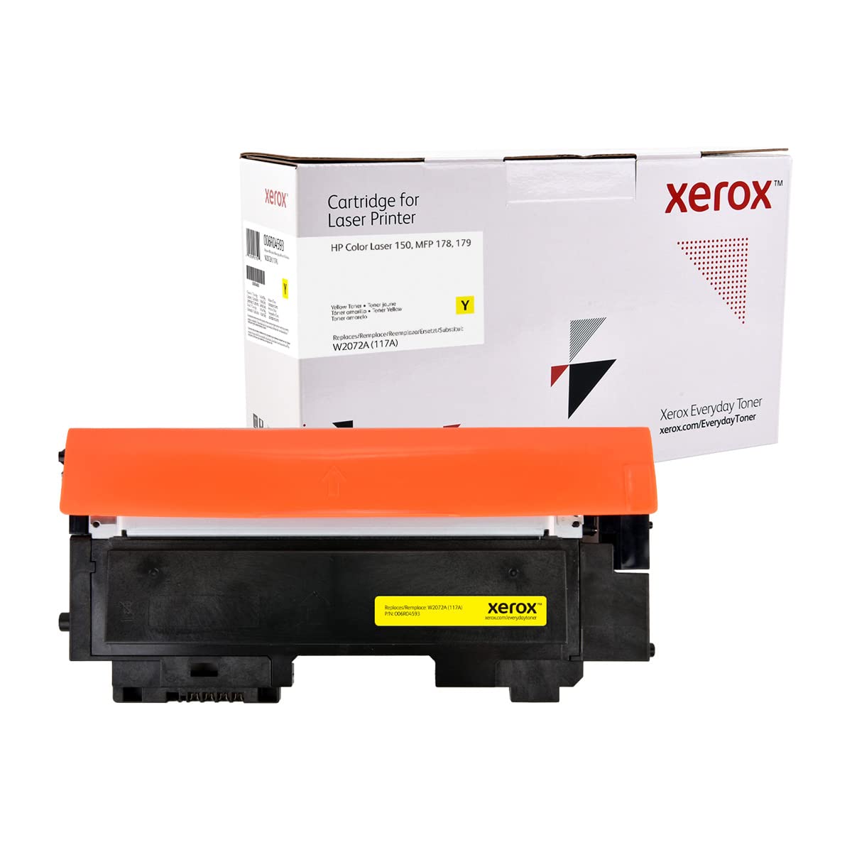 Everyday by Xerox Compatible HP 117A W2072A Yellow Toner, Standard Capacity