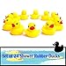 Dazzling Toys Mini Rubber Ducks Pack of 24 Ducky Floats Baby Kids Bath Toy Shower Birthday Party Favors (24)