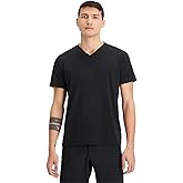 Fabletics Men's The 24-7 V Neck Tee, Hybrid365 Fabric, Breathable, Sweat Wicking, Anti-Stink, 4-Way Stretch, Lightweight