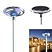 Solar Powered UFO Style LED Post Light, up to 1500 LM Built Smart Profile for Walkways, Bike Path, Community/Complex Driveway, Parking lot, Courtyard, Backyard Lights