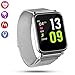 QiyuanLS Fitness Tracker Smart Watch, IP67 Waterproof Activity Tracker with Heart Rate Monitor, Smart Bracelet Step Calories Counter Pedometer Watch for Men Woman
