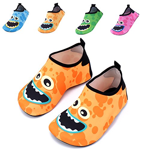 Vivay Toddler Kids Water Shoes Quick Drying Swim Beach Shoes Aqua Socks for Boys & Girls â€¦