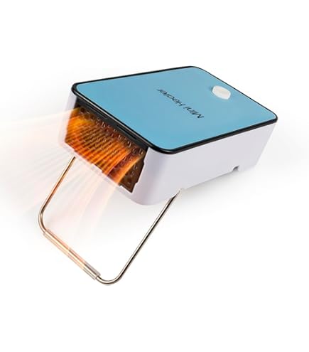Chauffage Portable Rechargeable 1500 MAh - Pour Voiture, Camping, Bureau, Désembueur De Vitres, Silencieux