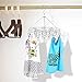Amagoing Herb Hanging Drying Rack Laundry Drip Hanger with 20 Clips and 10 Replacement for Drying Socks, Baby Clothes, Bras, Towel, Underwear, Hat, Scarf, Pants, Gloves