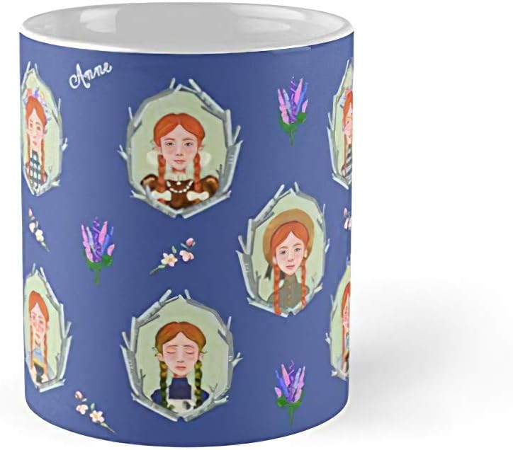 Libitusgift- Anne Of Green Gables In Blue Mug - 11oz Mug - Features Wraparound Prints - Best Gift For Family Friends
