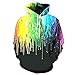 youvimi Unisex 3D Printed Drawstring Pockets Pullover Hoodie Hooded Sweatshirt