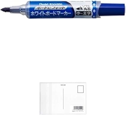 Amazon ぺんてる ホワイトボードマーカー ボードにフィット 青 Emwl5bf C 3本 画材屋ドットコム ポストカードa ホワイトボード用 文房具 オフィス用品