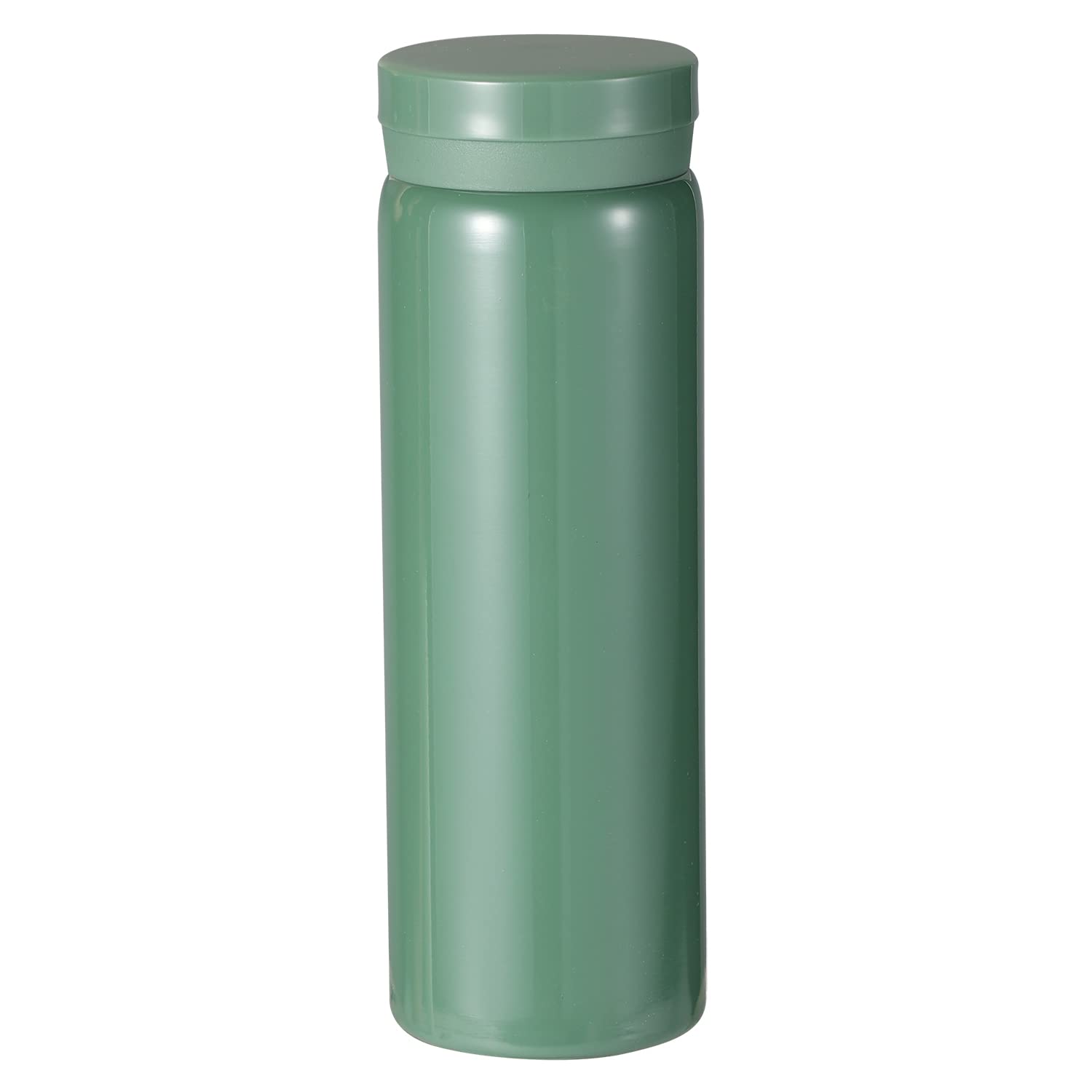 Small Flask, Cute Water Bottle, Vacuum Insulated Flask for Hot & Cold Drink, Keep 12H Hot & 6H Cold (Green, 280ml)
