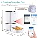 Iseebiz Automatic Cat Feeder with Camera Automatic Dog Feeder 6L Pet Feeder Food Dispenser for Medium and Large Pet with Wi-Fi Camera Time and Meal Size Programmable Recorder Up to 6 Meals A Daythumb 2