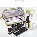 BUBM Small Purse Toiletry Handbag Cosmetic Case Makeup Storage Bags Pouch Travel Kit Organizer (Blue)
