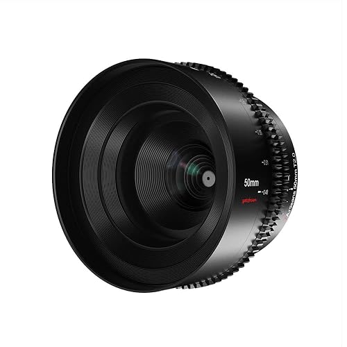 7artisans 50mm Cine Lens for L Mount,Full Frame Large