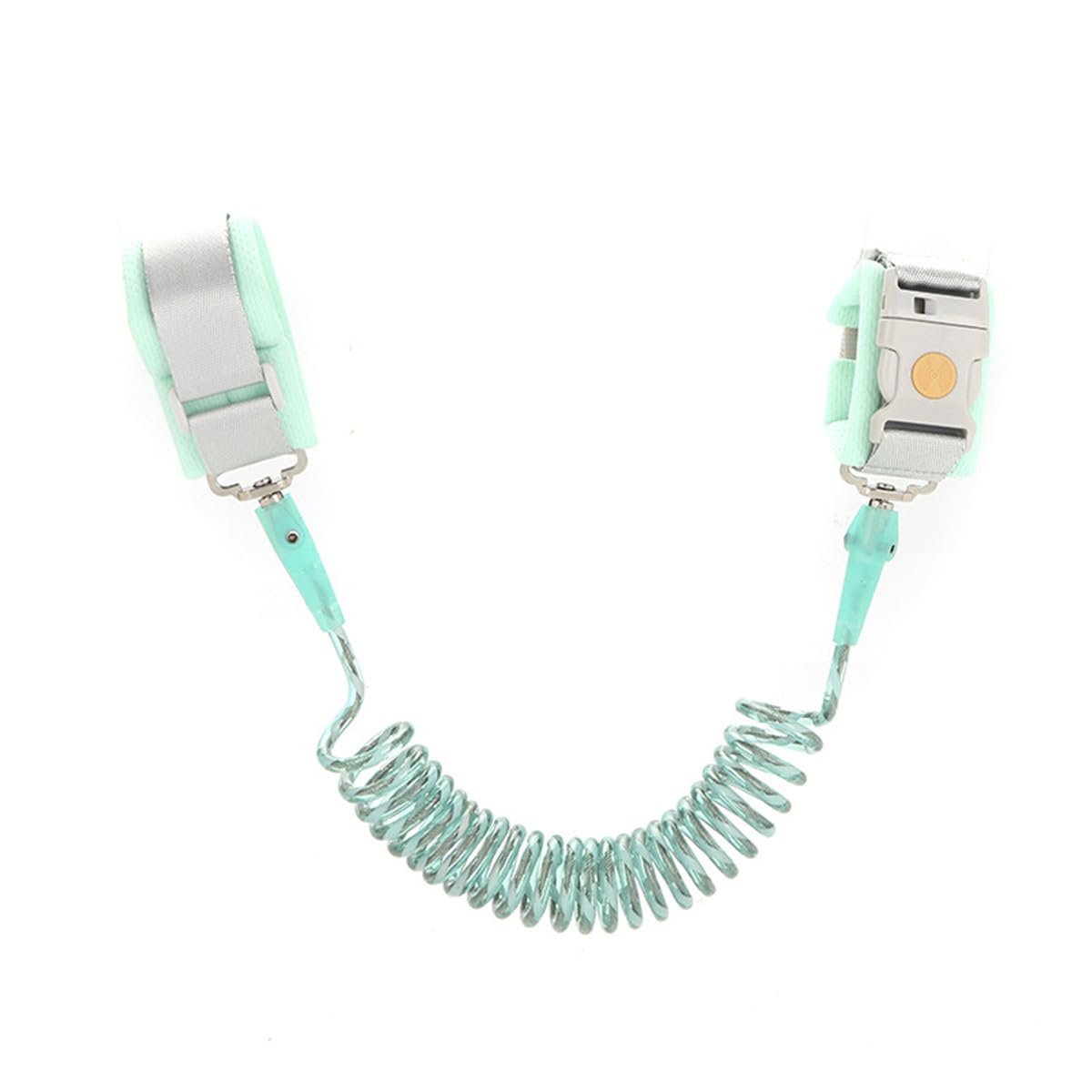 Eidyer Anti Lost Safety Wrist Link Belt, Children Harness Belt Safety Adjustable 1.5M/4.92ft Baby Toddler Reins Safety Strap Leash Walking Hand Belt Elastic Wire Rope Induction Whistle Lock