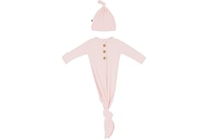 KYTE BABY Knotted Gown with Hat Set