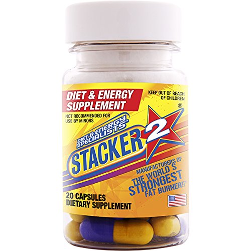 Stacker 2 Ephedra Free Fat Burner (2)20ct. Bottles 40 Capsules Total Stacker 2 Ephedra Free Fat Burner (2)20ct. Bottles 40 Capsules Total