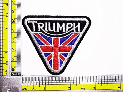 Triumph Motorcycles Racing Classic Biker Logo Jacket T shirt Patch Sew Iron on Embroidered