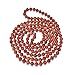 MGR MY GEMS ROCK! Endless Infinity Style 8MM Semi-precious Genuine Red Jasper Stone Beaded Necklace, 60