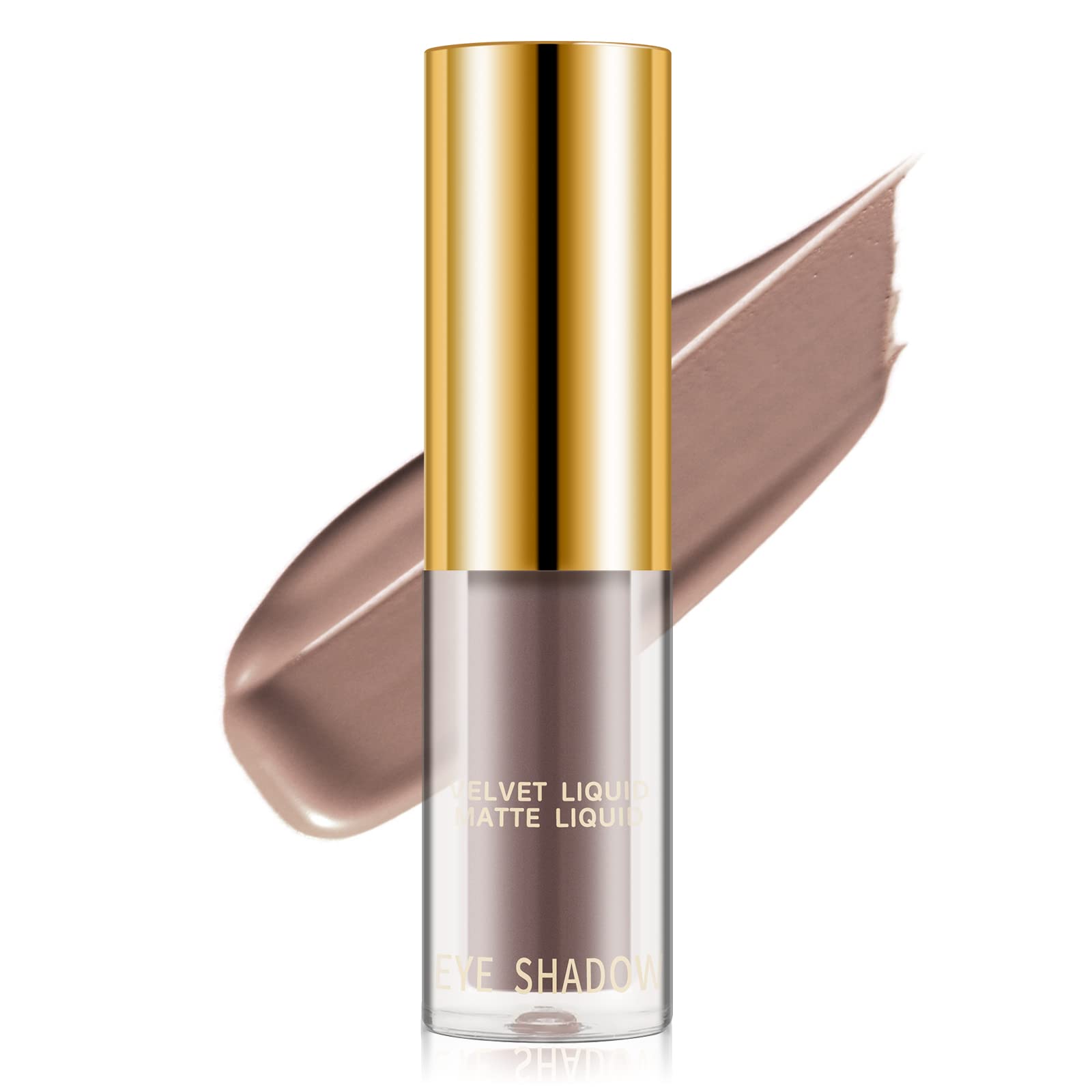 Erinde Matte Liquid Eyeshadow Makeup, Smooth Cream Matte Eyeshadow no Shimmer, Neutral Naked eyeshadow, Lightweight High Pigmented Eye shadow Stick, Long Lasting Waterproof, 05# Deadwood Bare Brown