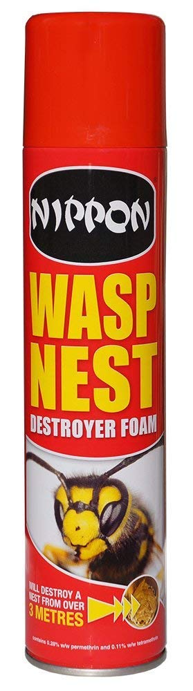 2 x Nippon 300ml Nippon Wasp Nest Destroyer Foam