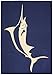 Garland Rug Marlin Area Rug, 5 x 7', Indigo/Ivory