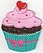 PatchMommy Cupcake Patch, Iron On/Sew On - Appliques for Kids Children